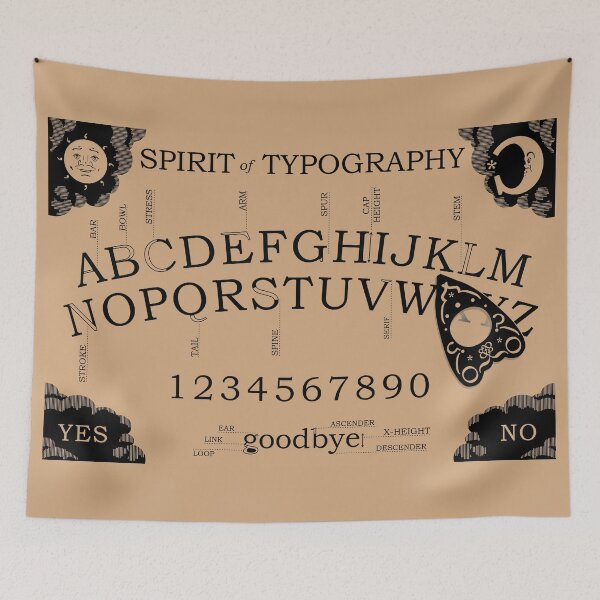 Item preview, Spirit of Typography designed and sold by nieniesrevenge.