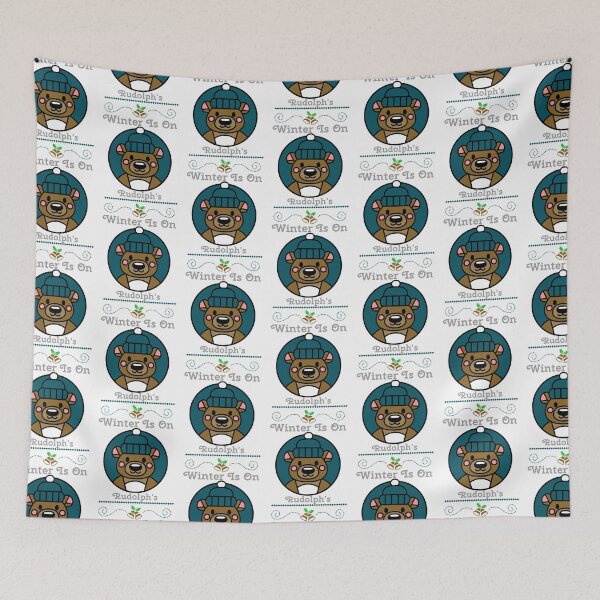 Item preview, Winter Is On Rudolph's designed and sold by AndPeace702.