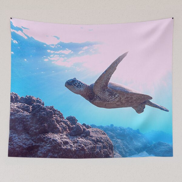 Item preview, Majestic Green Sea Turtle Swimming designed and sold by Felicity-K.