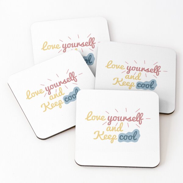 Item preview, Love yourself and keep cool designed and sold by CricketDoodles.