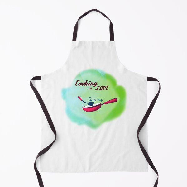 Item preview, Cooking is Love (white) - Jean's Vlogs designed and sold by jomzojeda.