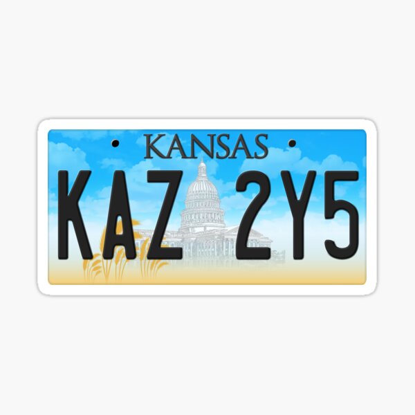 Assiette Impala Kansas surnaturel Sticker