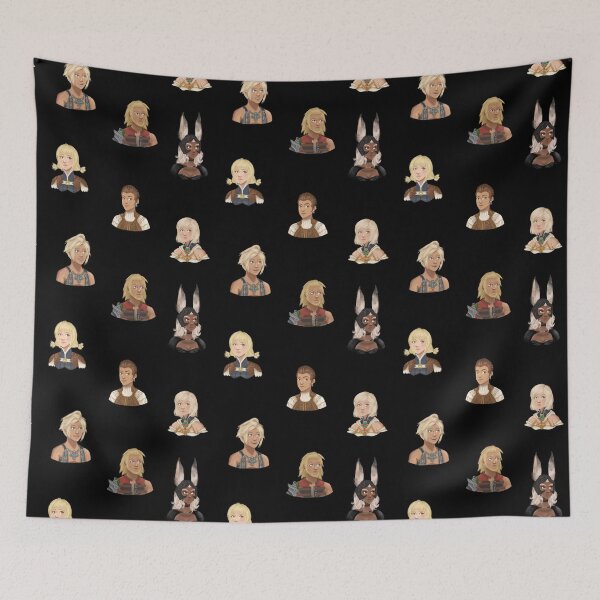 Item preview, Final Fantasy 12 Portraits (Small, Black) designed and sold by beckyjenksart.