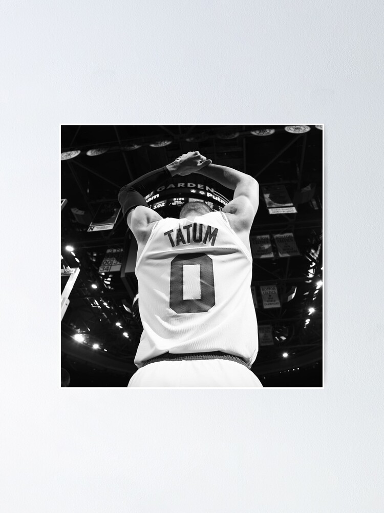 Jayson Tatum - Black / White Poster by AYA-Design