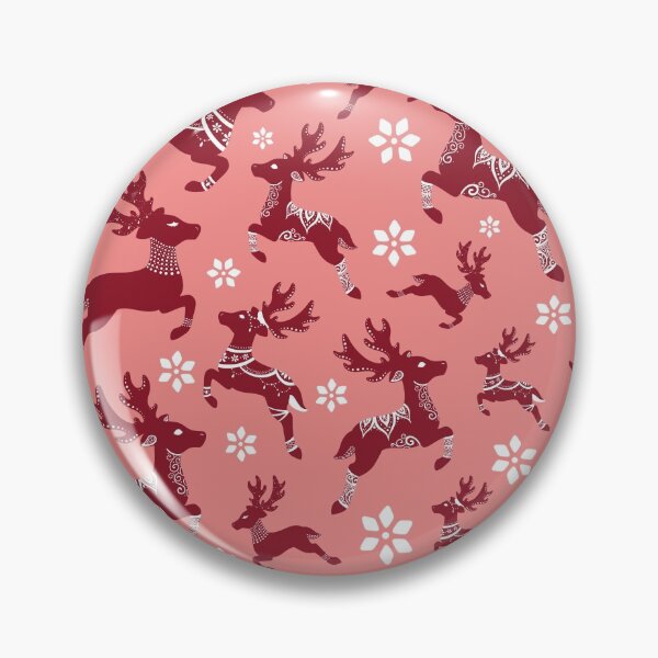 Item preview, Red Christmas Reindeer Pattern designed and sold by Lady-Lilac.