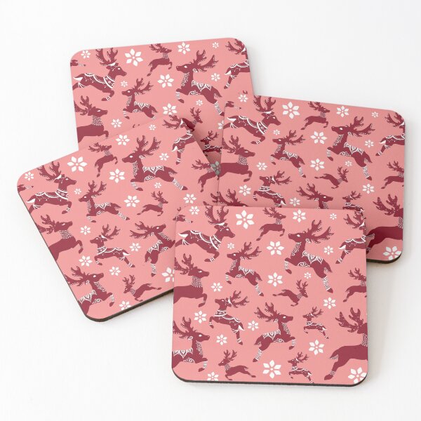Item preview, Red Christmas Reindeer Pattern designed and sold by Lady-Lilac.