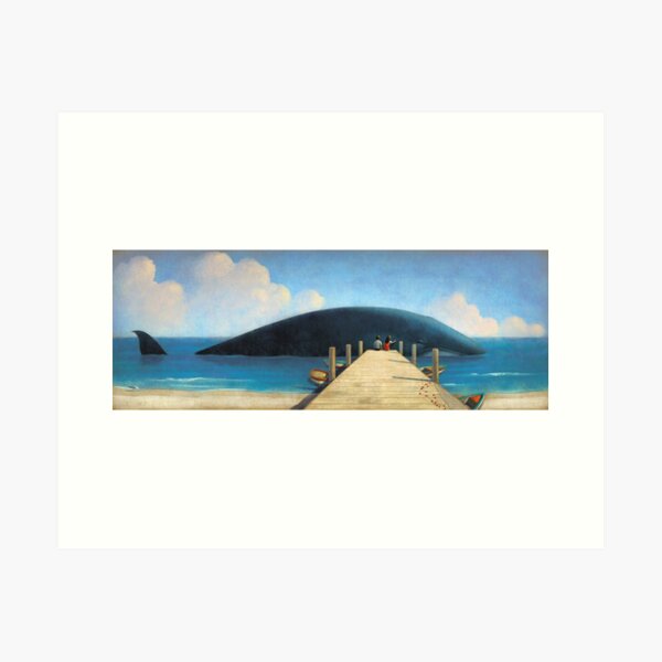 The whale Art Print