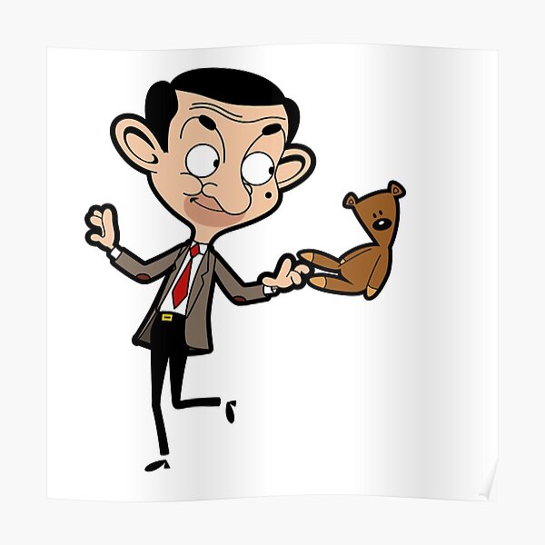 Posters Sur Le Theme Mr Bean Cartoon Redbubble