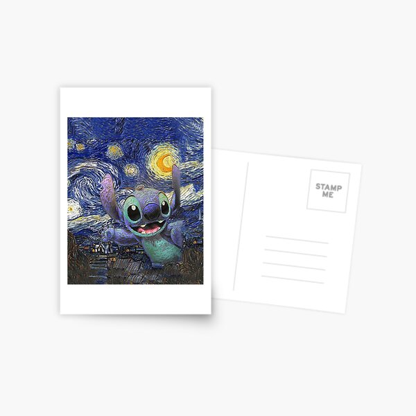 Carte de vœux for Sale avec l'œuvre « Ohana signifie famille Stitch » de  l'artiste Atouchofsparkle