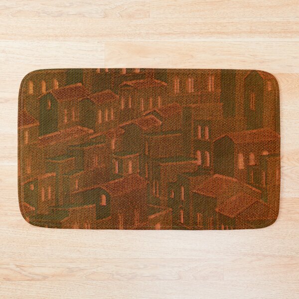 Item preview, European Village Rooftops at Night on Canvas designed and sold by AlteredAtelier.