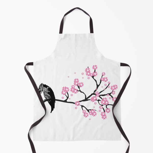 Item preview, Crow on a cherry blossom branch designed and sold by Zilch-o.