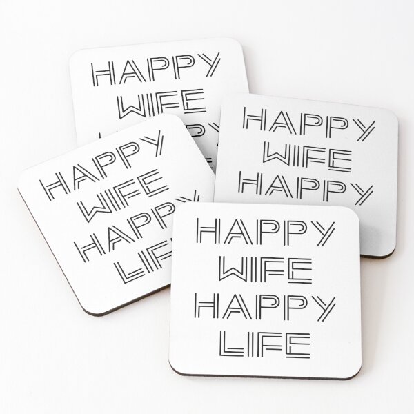 Item preview, Happy Wife Happy Life designed and sold by SciathDe.