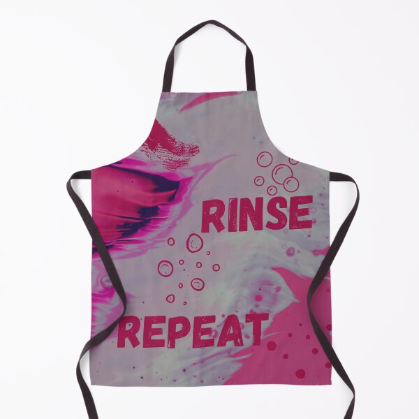 Item preview, RINSE REPEAT Shower Curtain designed and sold by Swooncake Press.