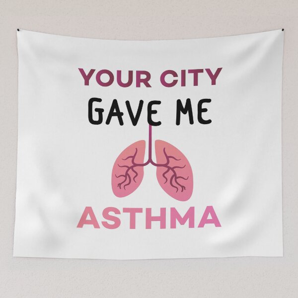 Item preview, You City Gave Me Asthma Funny Sarcasm designed and sold by Scratches Tees.