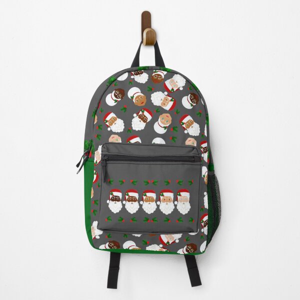 Item preview, Multiracial Christmas Santa Claus with Holly Berries designed and sold by Sheila Pressley.