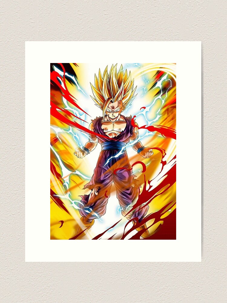 Son Goku Super Sayajin, an art print by Inga Lauskan - INPRNT