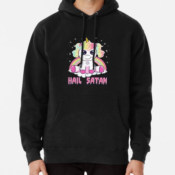 Unicorn hail satan clearance hoodie