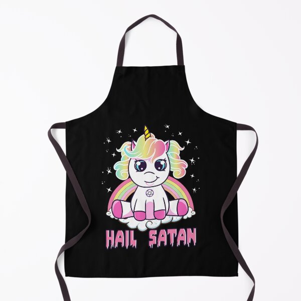 Item preview, Cute Hail Satan Unicorn Rainbow Funny Satanic Pun designed and sold by perfectpresents.