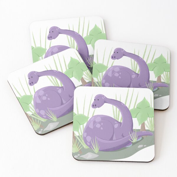 Item preview, The Purple Dinosaur Illustration designed and sold by Vincent White.