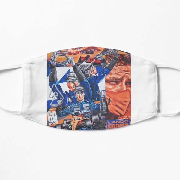 Affiche Lando Norris Masque sans plis