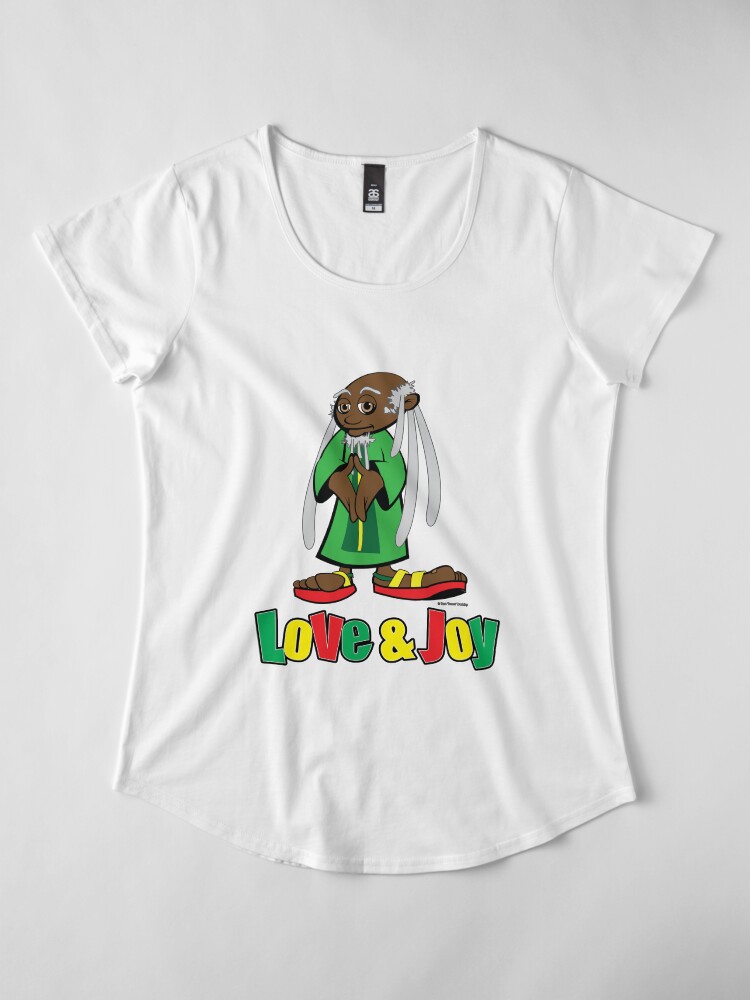 Alternate view of Love & Joy Premium Scoop T-Shirt