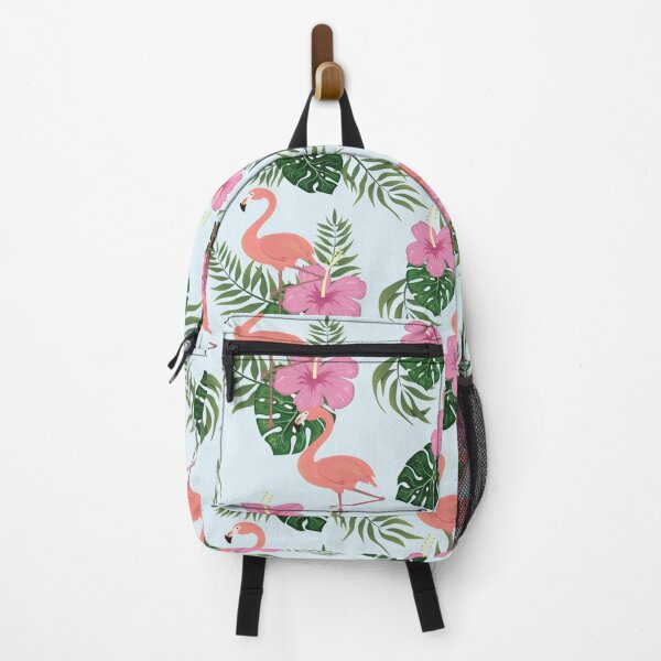Item preview, Flamingo Water Bird Waterbird with Flowers Flowers Pattern designed and sold by Trenddesigns24.
