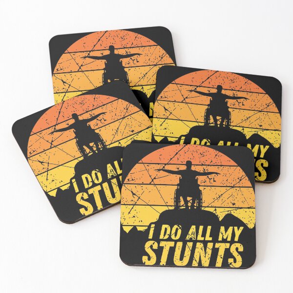 Item preview, I Do All  My Stunts Wheelchair Handicap  Stuntman designed and sold by busydesign.