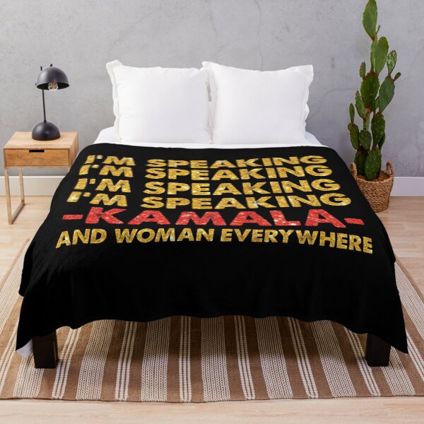 Item preview, I'm Speaking Kamala And Woman Every Where designed and sold by hochanh312.