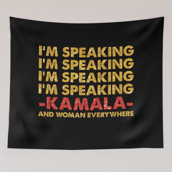 Item preview, I'm Speaking Kamala And Woman Every Where designed and sold by hochanh312.