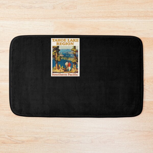 Item preview, retro iconic Tahoe Lake Region designed and sold by CorasPosters.