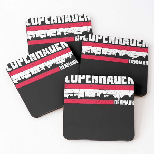 Item preview, Copenhagen Skyline Denmark Flag designed and sold by busydesign.