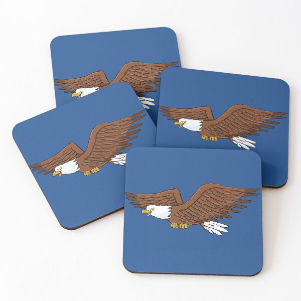 Item preview, american eagle fisherman in flight designed and sold by duxpavlic.