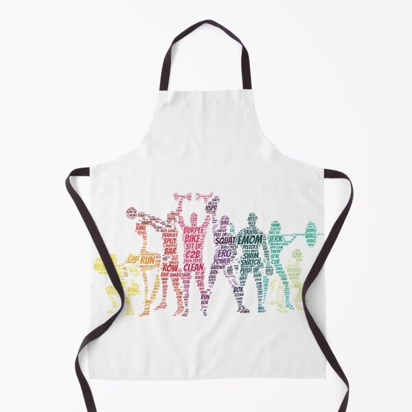 Item preview, The Box Crew - CrossFit Word Cloud Based Design - Rainbow Text designed and sold by RXThread.