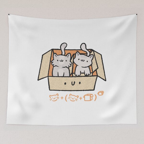 Item preview, Sweet Happy Cub Kittens in a Box designed and sold by youngdstag.