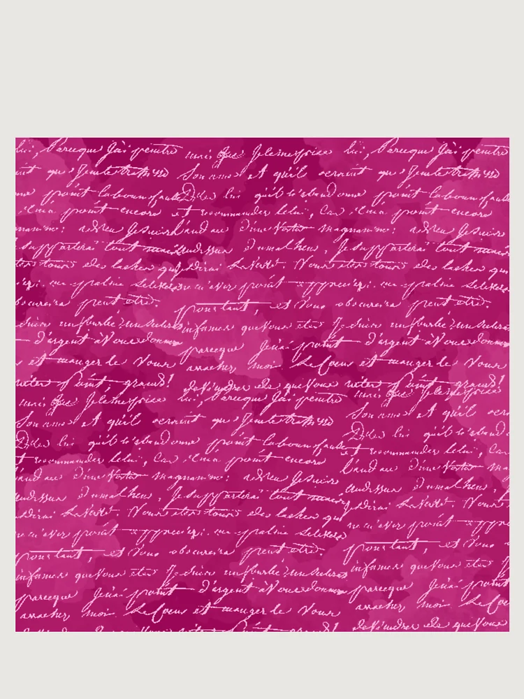 Thumbnail 6 of 6, Premium Oversized Hoodie, Script on Cerise designed and sold by ReesDesigns.