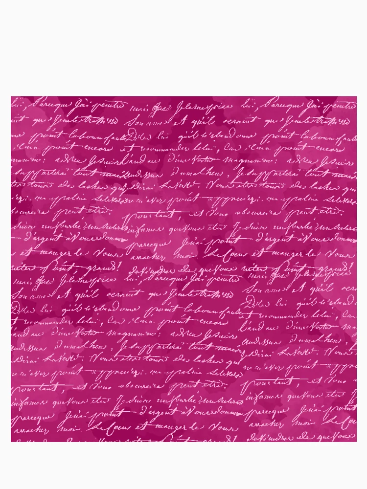 Thumbnail 6 of 6, Pullover Hoodie, Script on Cerise designed and sold by ReesDesigns.
