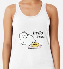Camiseta con espalda nadadora Neko Atsume - Tubbs (hola ... soy yo)
