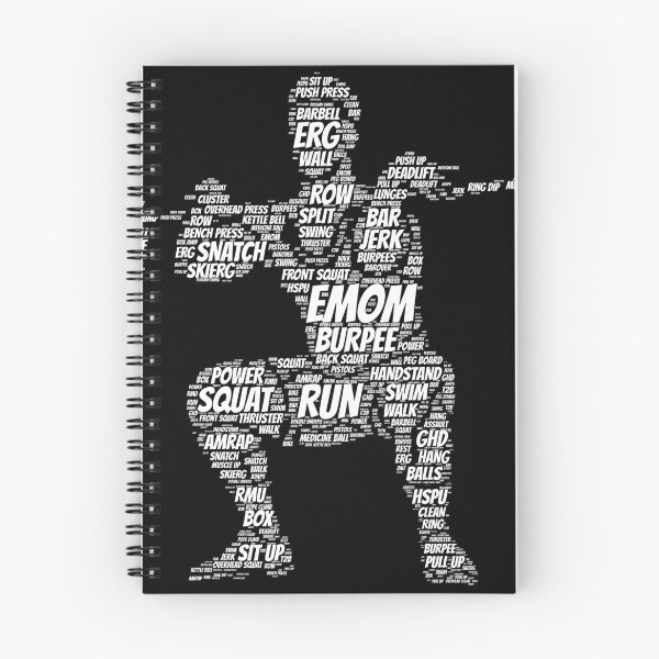 Item preview, The Clean - CrossFit word cloud based design designed and sold by RXThread.