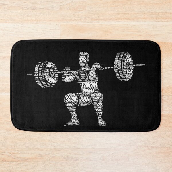 Item preview, The Clean - CrossFit word cloud based design designed and sold by RXThread.