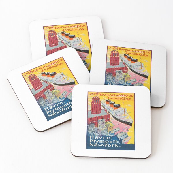 Item preview, retro iconic Havre Plymouth New York designed and sold by CorasPosters.