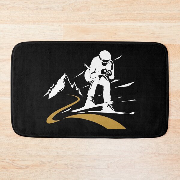 Item preview, Skiing | Airborne Downhill Skier | Black | Ski designed and sold by Pentimore.
