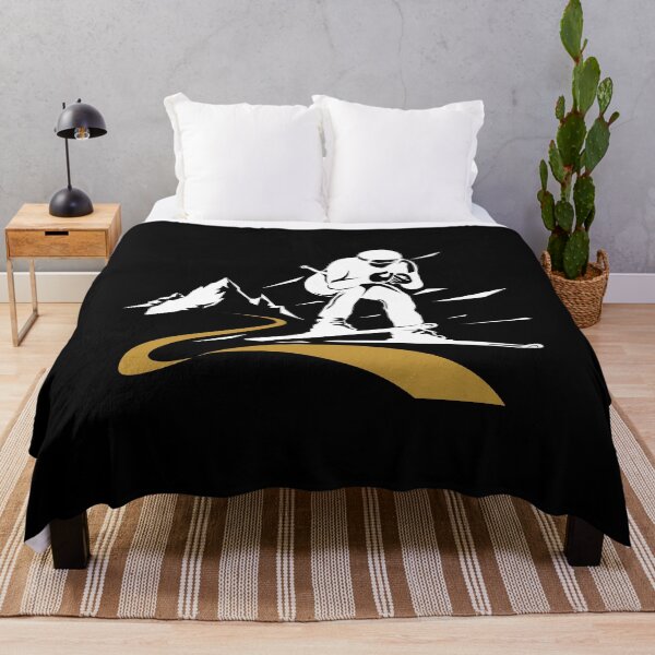 Item preview, Skiing | Airborne Downhill Skier | Black | Ski designed and sold by Pentimore.