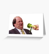 The Office Kevin Doesn't Like Broccoli Greeting Card
