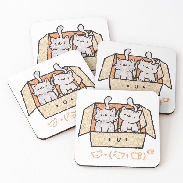 Item preview, Sweet Happy Cub Kittens in a Box designed and sold by youngdstag.