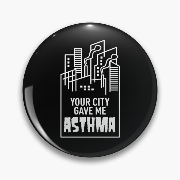 Item preview, Your City Gave Me Asthma White designed and sold by Andantino.
