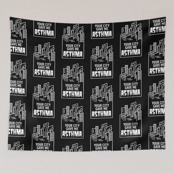 Item preview, Your City Gave Me Asthma White designed and sold by Andantino.