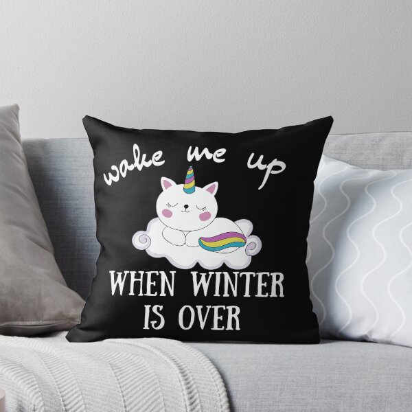 Item preview, Wake me up when winter is over Unicorn  designed and sold by Socool101.