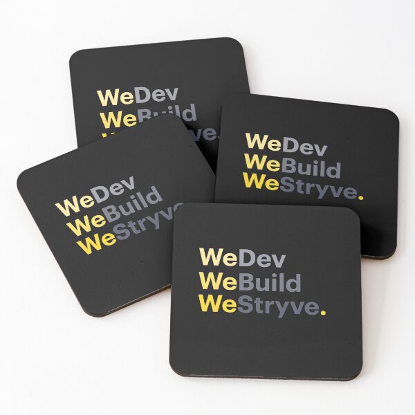 Item preview, WeDev, WeBuild, WeStryve designed and sold by WeStryve.