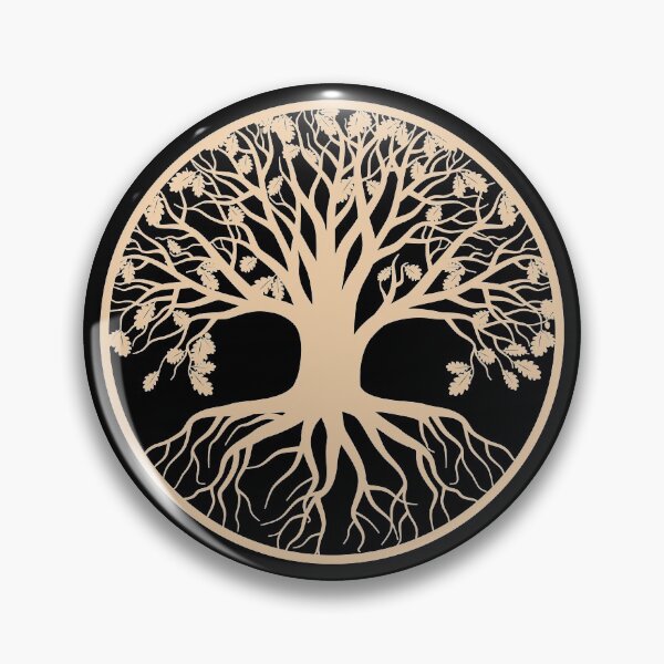 Aperçu de l'œuvre Yggdrasil Tree Of Life Look Bois Vintage créée et vendue par ecdato.