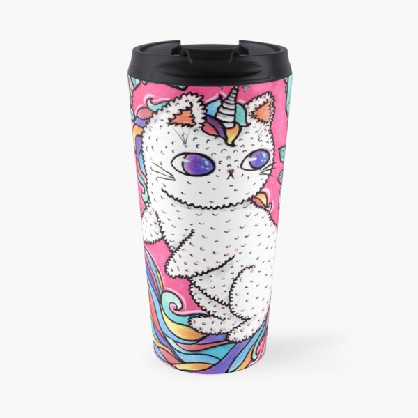 Unicorn kitty Travel Mug
